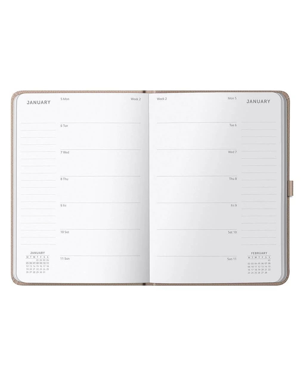 2026 Diary | Busy Life Diary & Weekly Planner | Caramel - Image 2