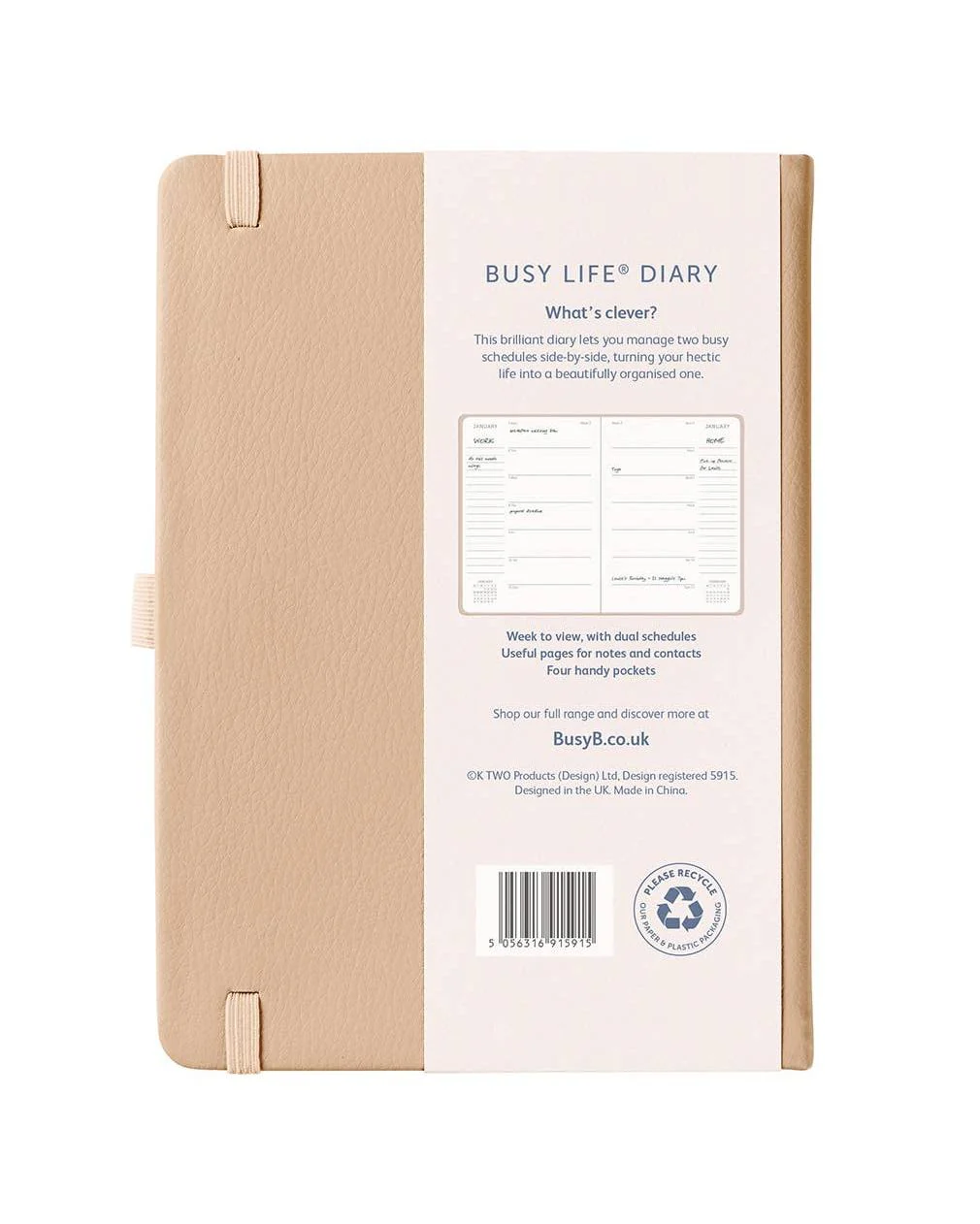 2026 Diary | Busy Life Diary & Weekly Planner | Caramel - Image 9
