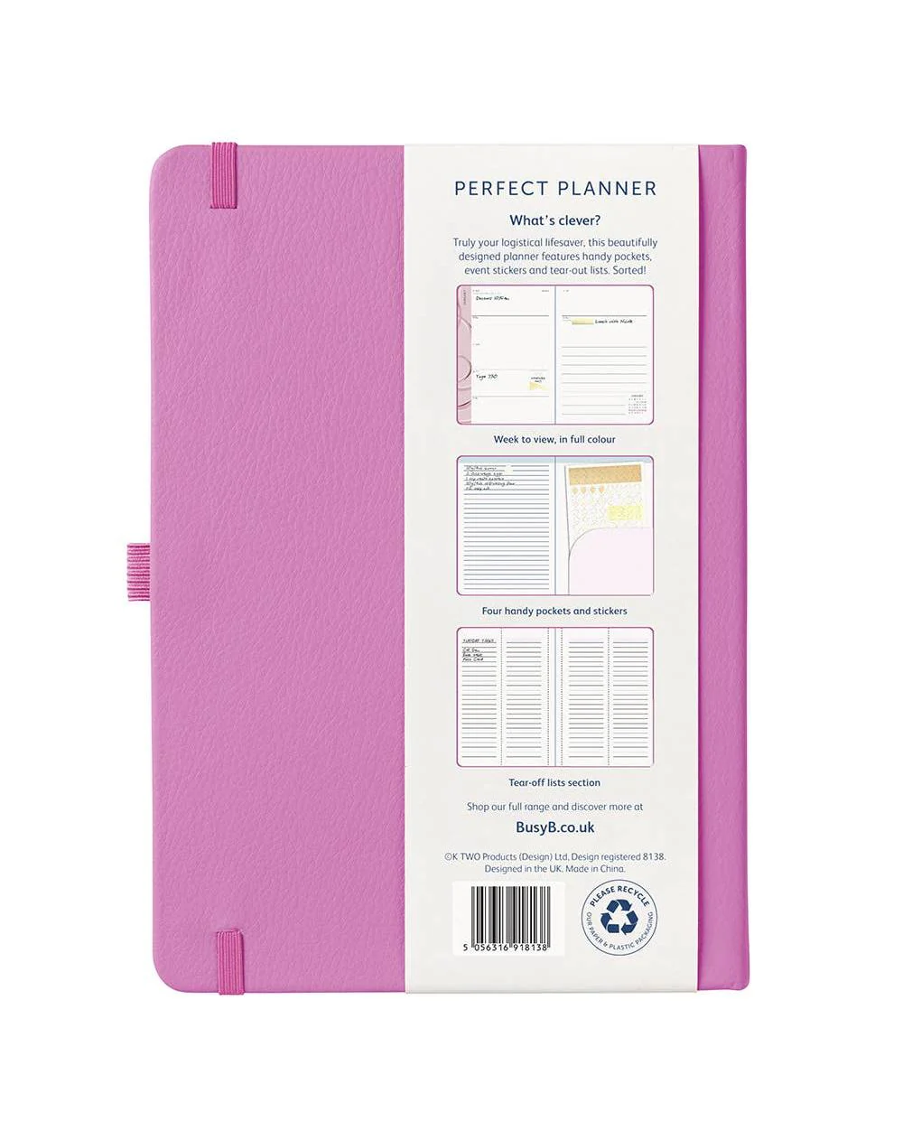 2026 Weekly Diary A5 Planner | Pink Daily Organiser | Busy B - Image 8