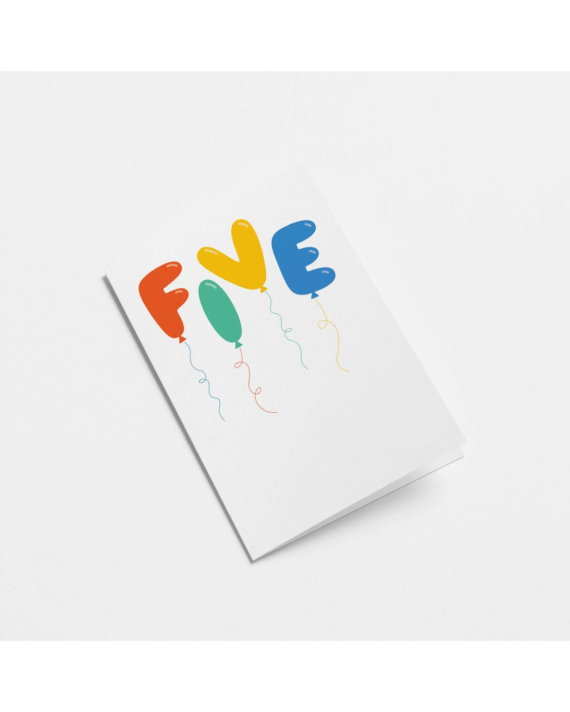 Five — 5th Birthday - Greeting Card - Image 2