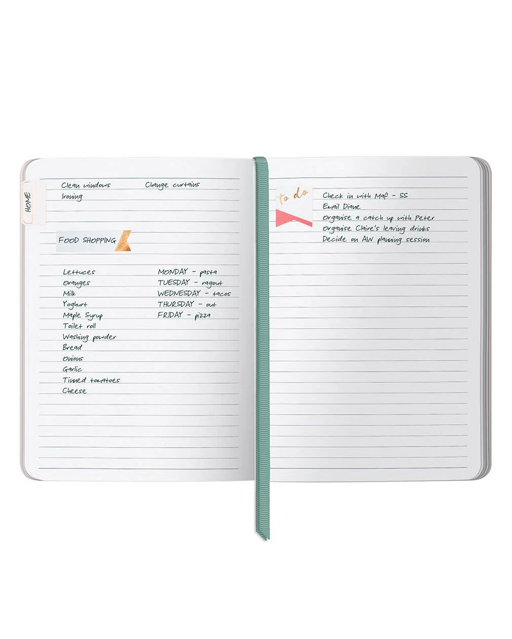 A5 Busy Life Notebook - Multi Striped - Stickers & Planners - Image 3