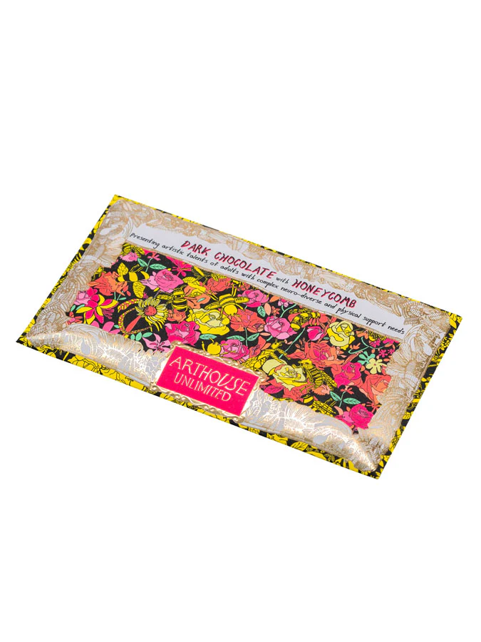 Bee Free, Dark Chocolate Bar With Honeycomb - Image 4