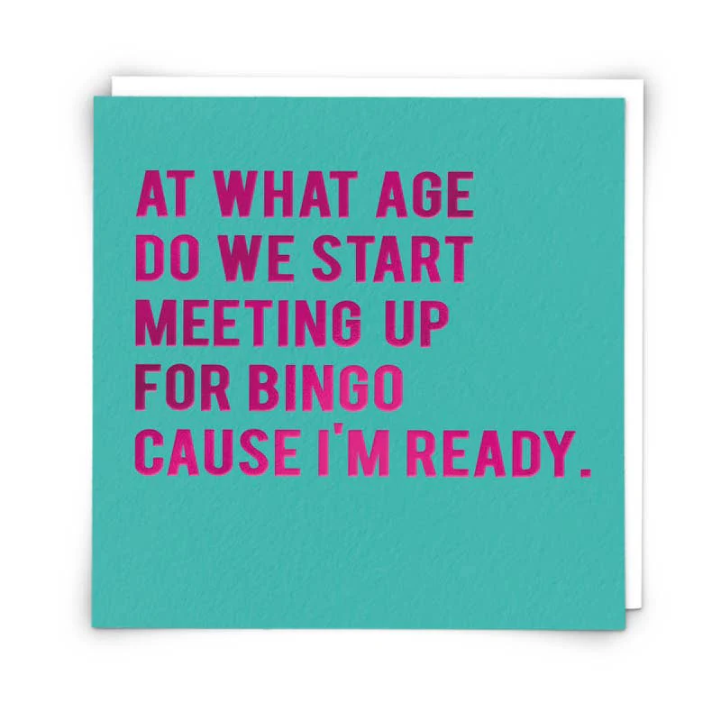 Bingo Greeting Card