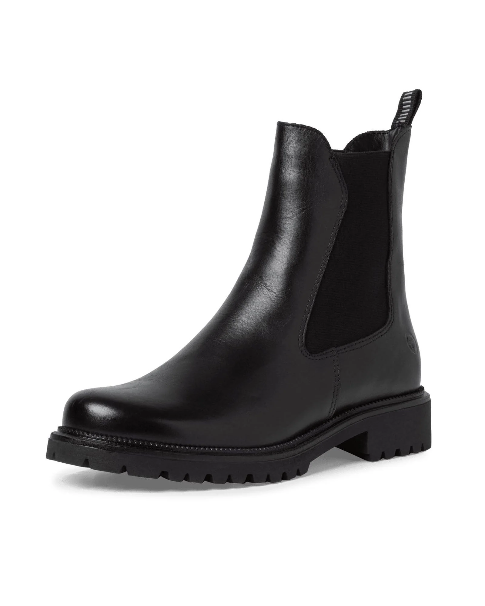 Black Leather Chelsea Boots - Image 3