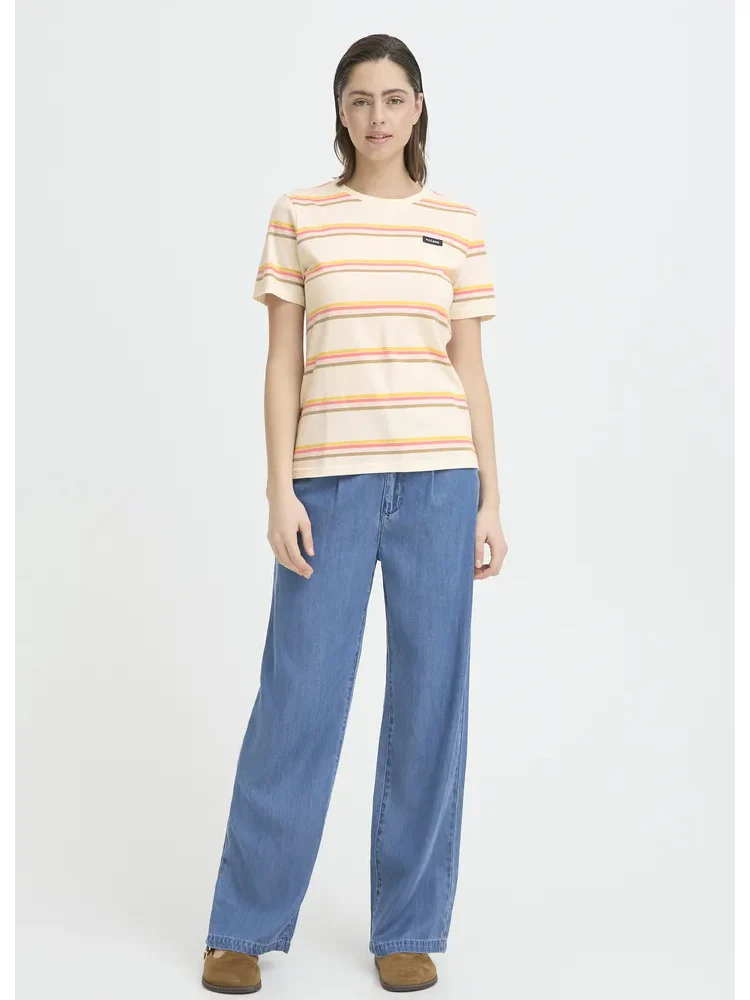 Blake T-Shirt Cloud dancer stripe - Image 6