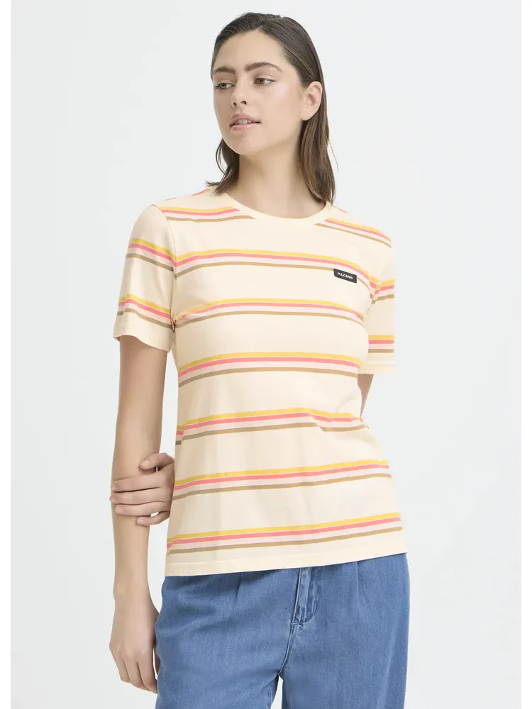 Blake T-Shirt Cloud dancer stripe - Image 7