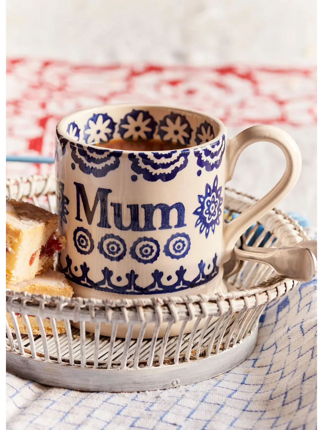 Blue Hen And Border Mum 1/2 Pint Mug - Image 5