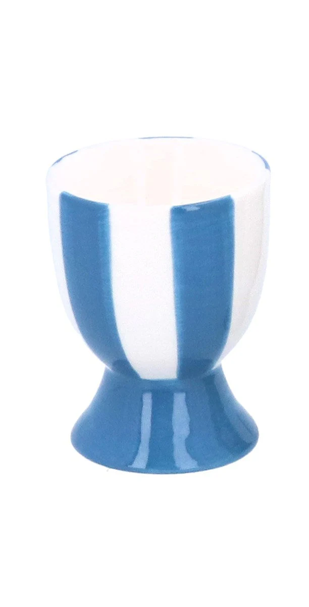Blue Stripe Ceramic Egg Cup