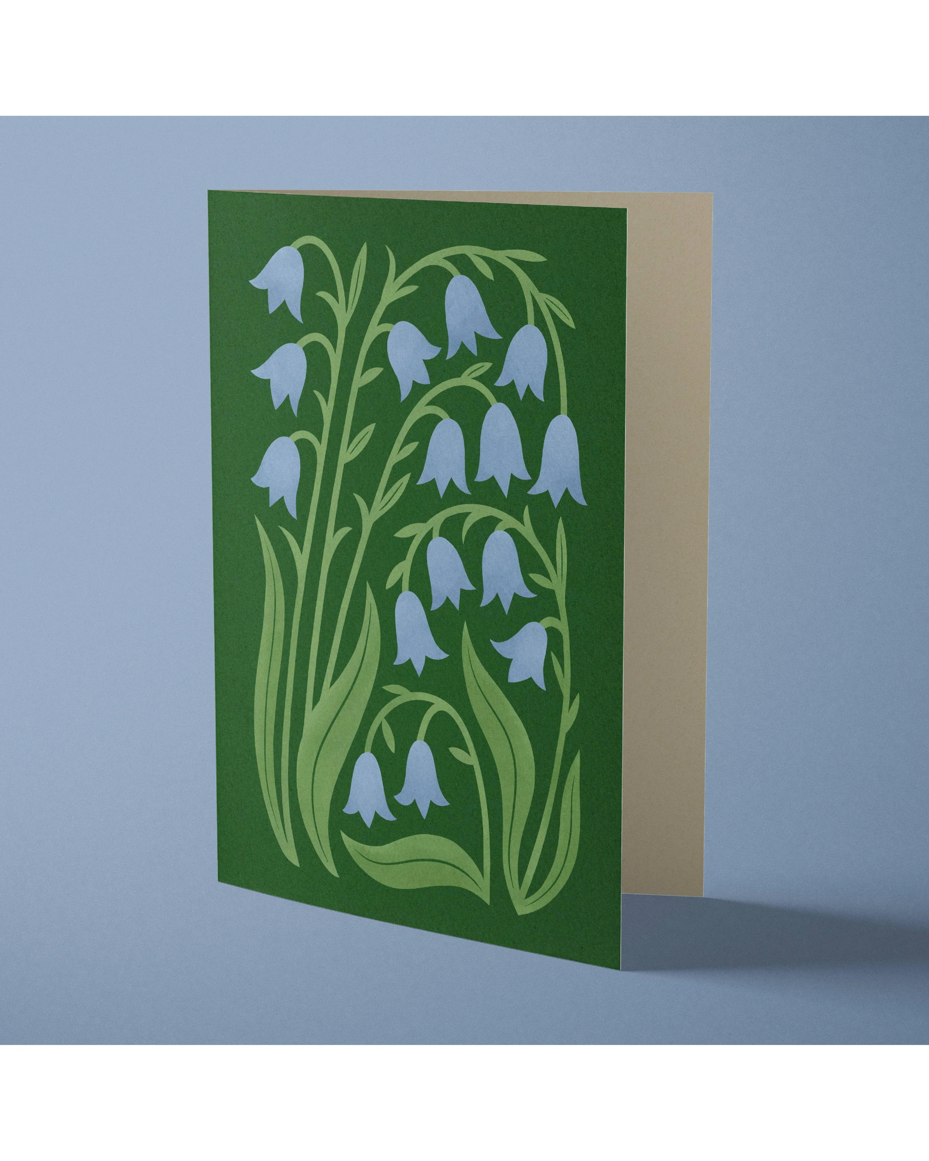 Bluebell | Modern-Retro Floral Reusable Greeting Card - Image 2
