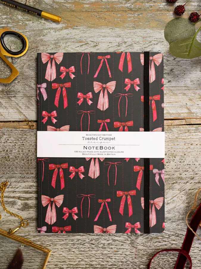 Bows A5 Lined Notebook