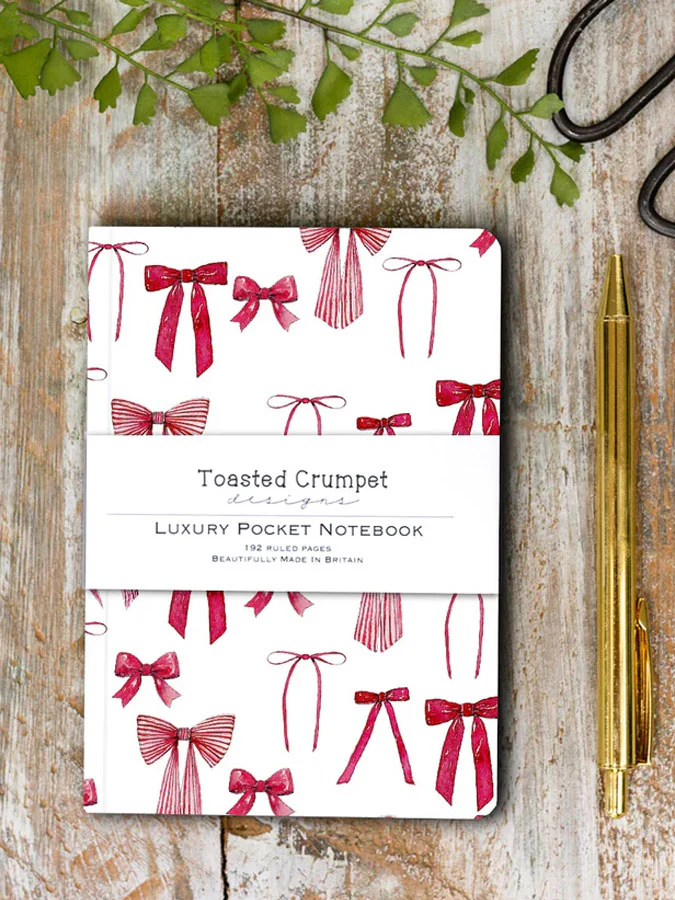 Bows A6 Lined Pocket Notebook