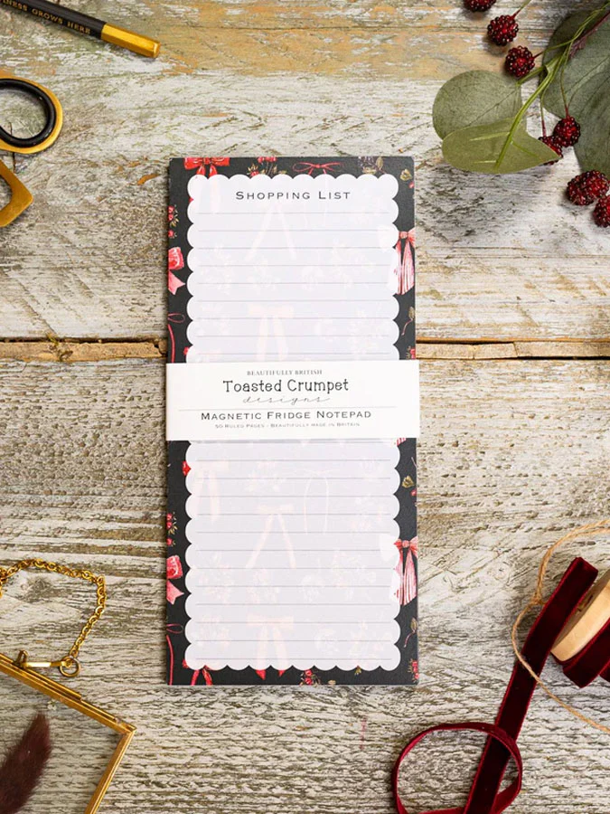 Bows Magnetic Shopping List