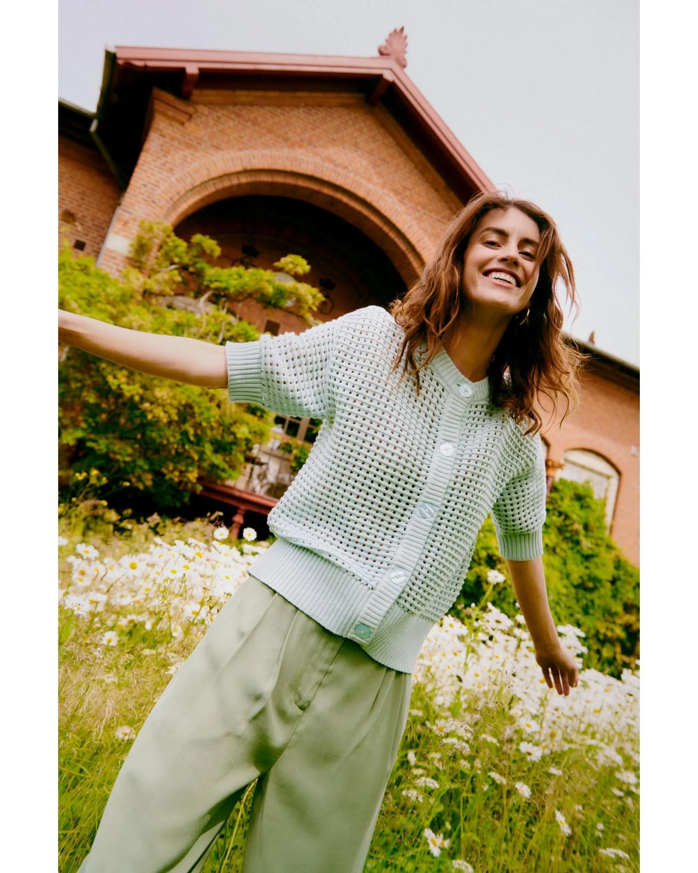 Dalano wide pants - sea spray - Image 9