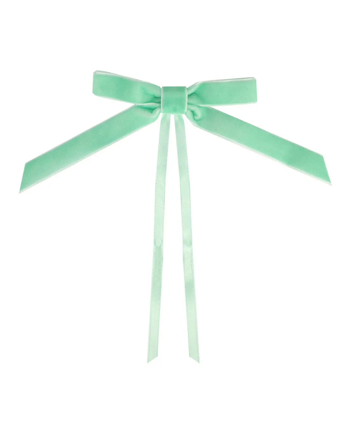 Green Velvet Bows 8pk - Image 3