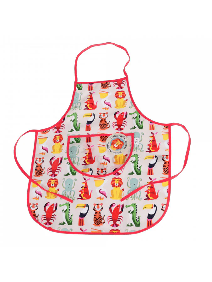 Children’s Apron - Colourful Creatures