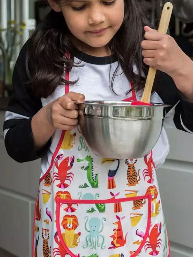 Children’s Apron - Colourful Creatures - Image 3