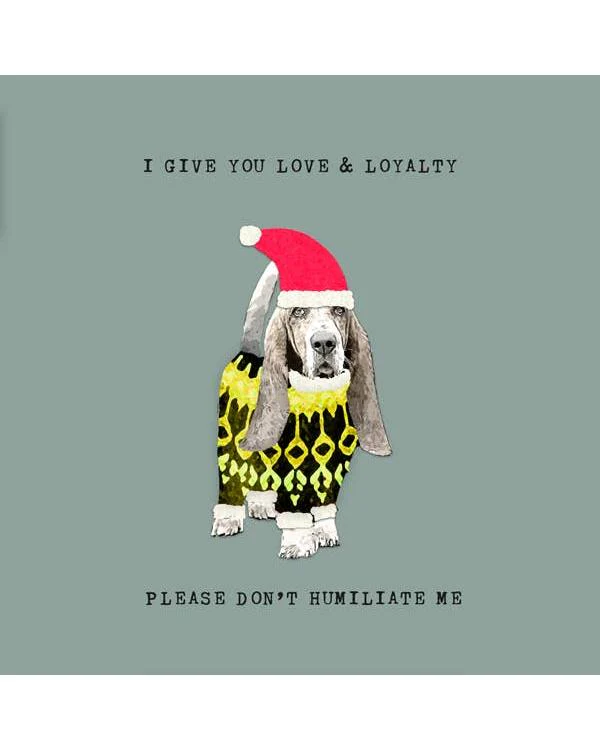 Christmas Card from the dog