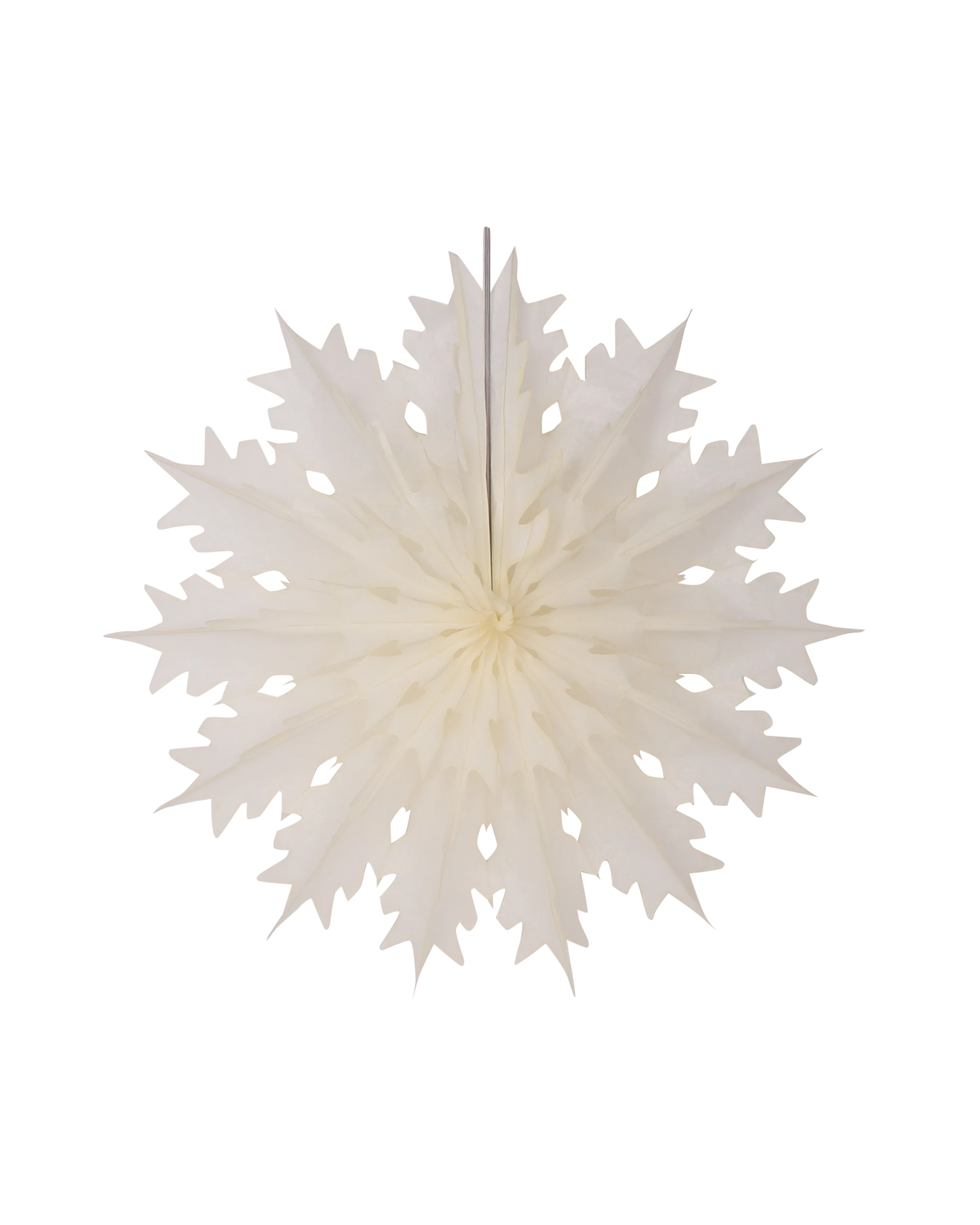 Classic Snowflake Fan 45cm, Natural
