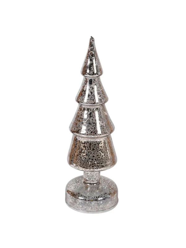 Small Silver Lit Tree