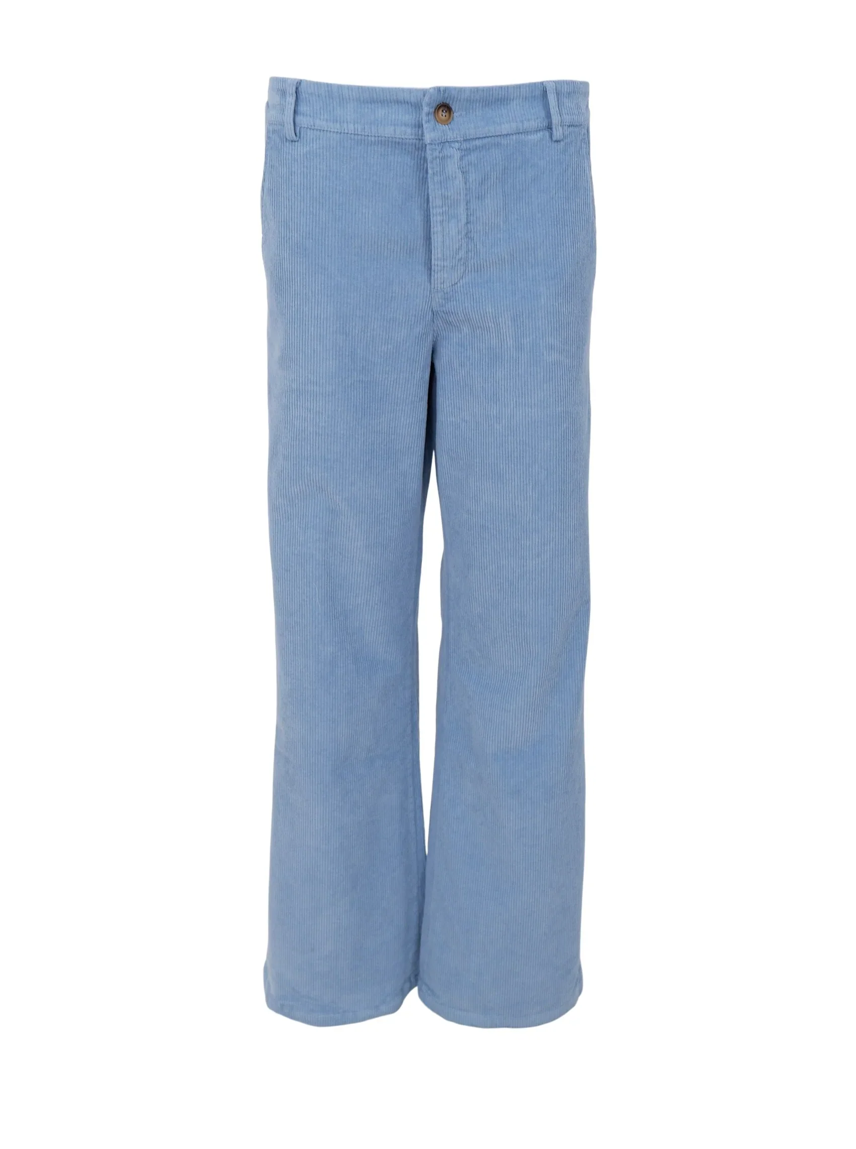 Cora Corduroy Box Pant - Dust Blue