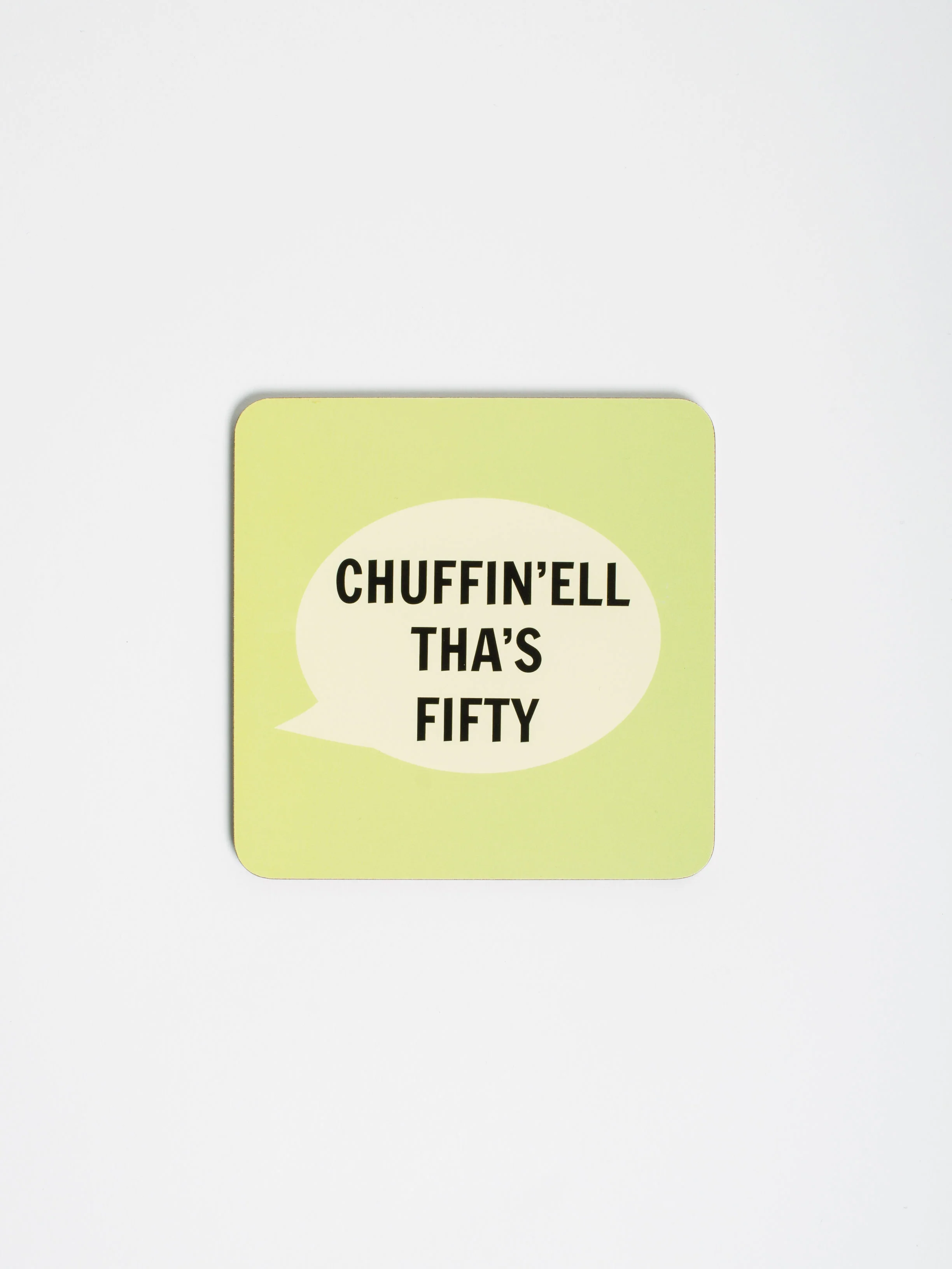 Chuffin'ell Tha's Fifty Coaster - Image 2