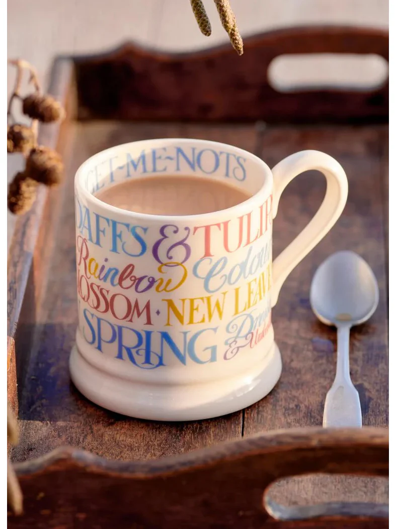 Easter toast daffodils and tulips half pint mug - Image 6