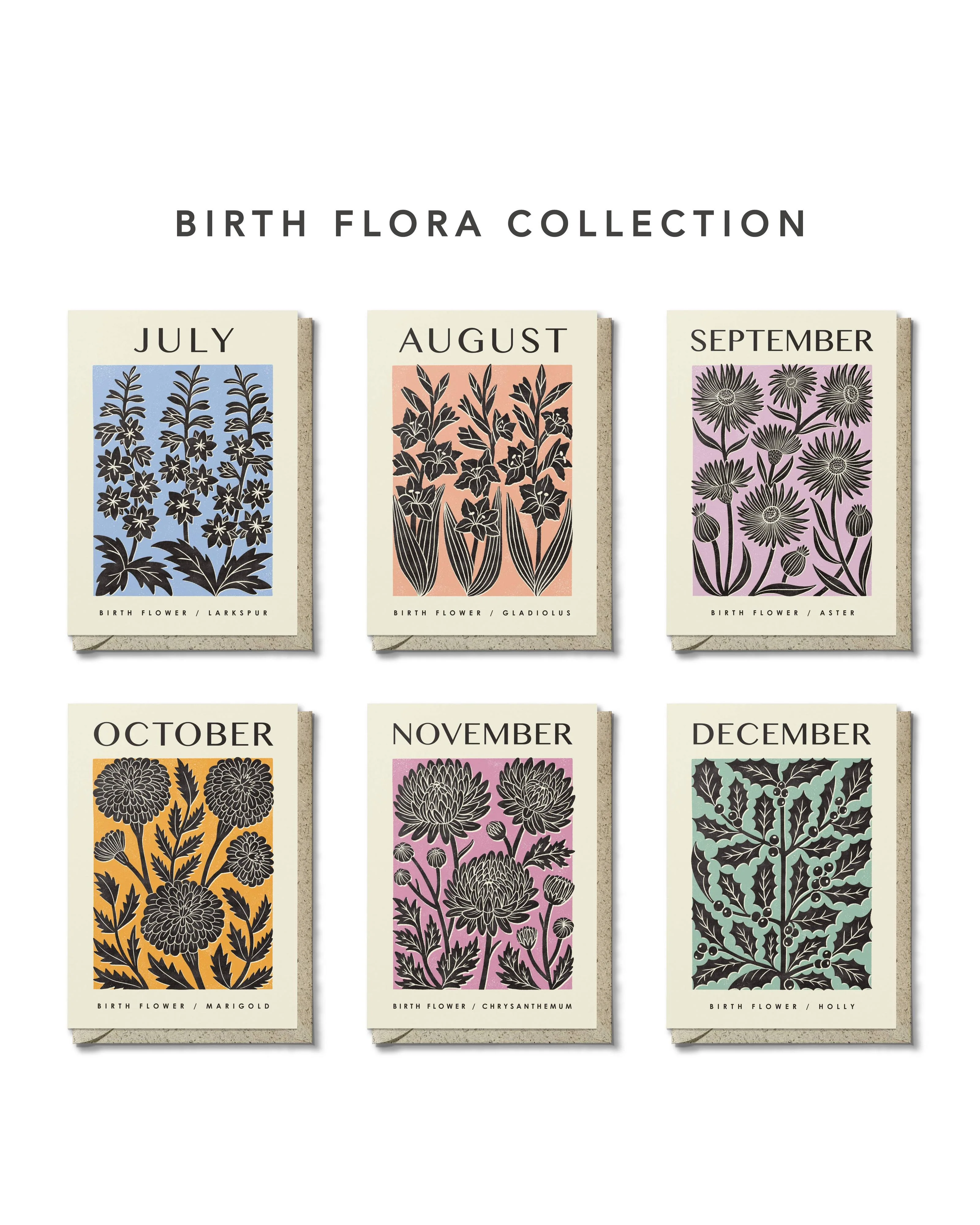 February Violet Birth Flower Card - Image 7