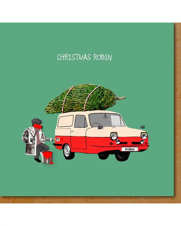 Funny Christmas Delboy Robin Card - Image 2