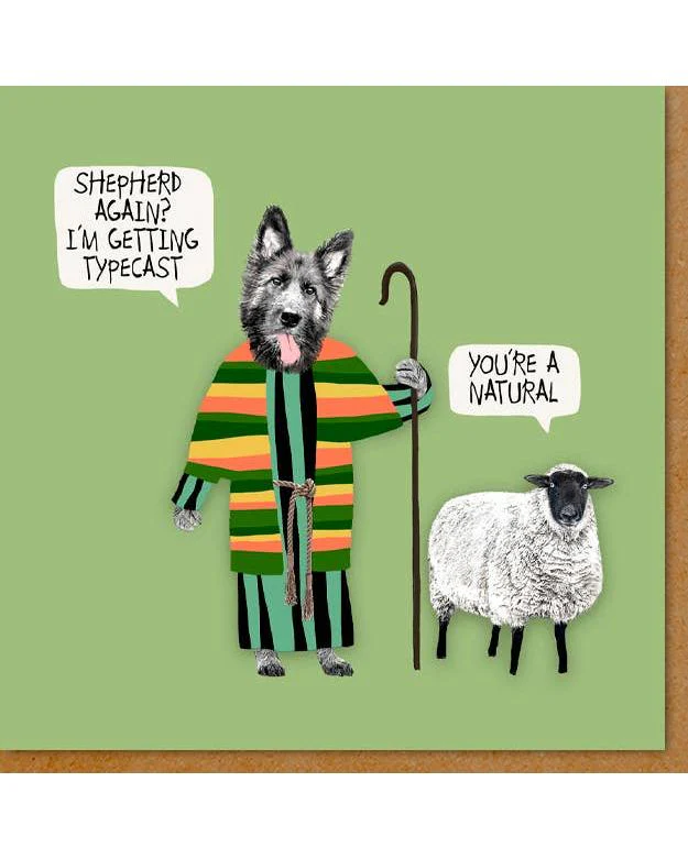 Funny Dog Christmas Card - German Shepherd - Image 2
