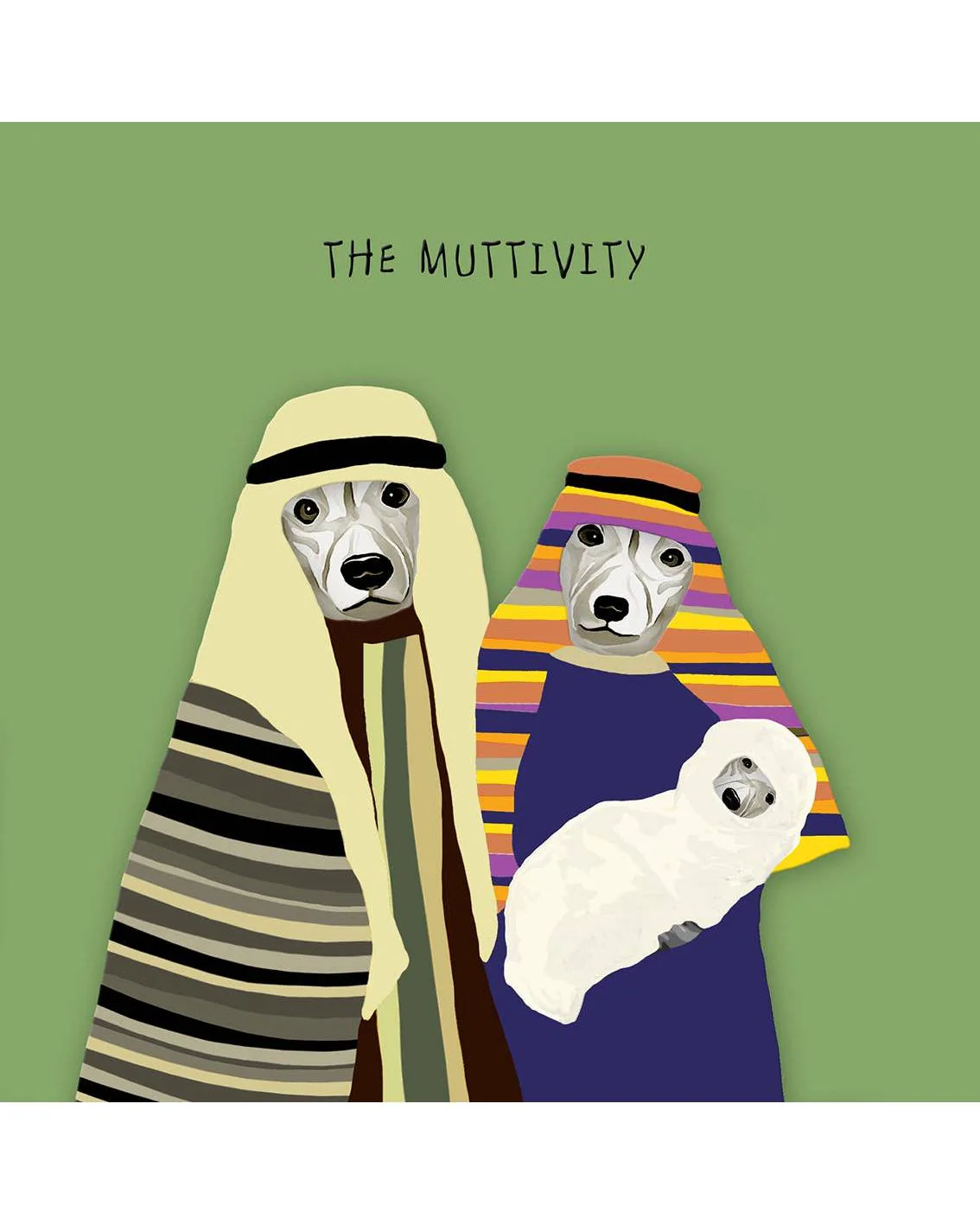 Funny Dog Christmas Card - The Muttivity - Image 2