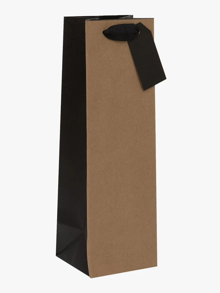 Ribbed Bottle Kraft Bag