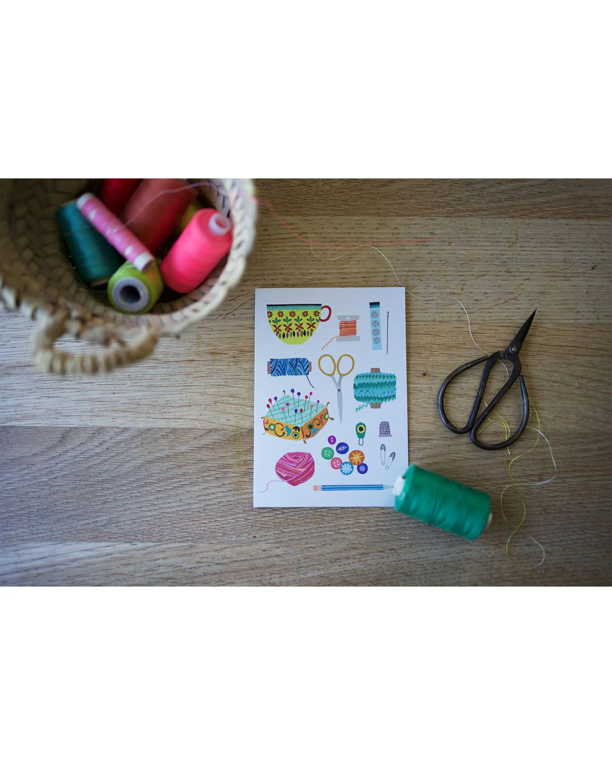 Haberdashery Greetings Card - Image 2