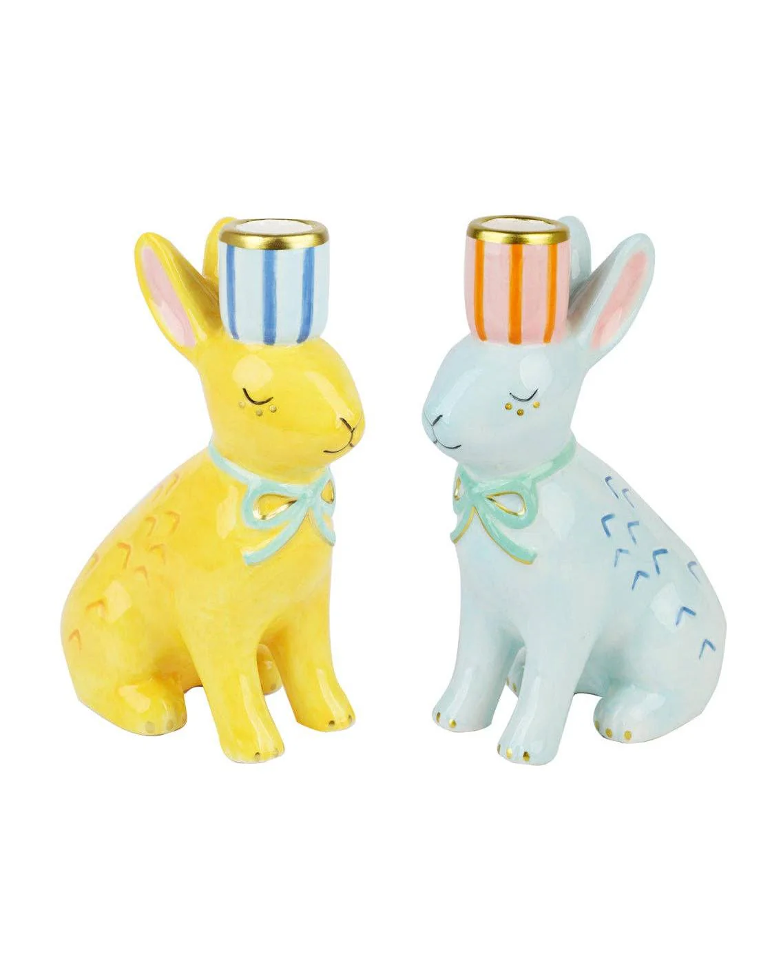Ceramic Bunny Candle Holder
