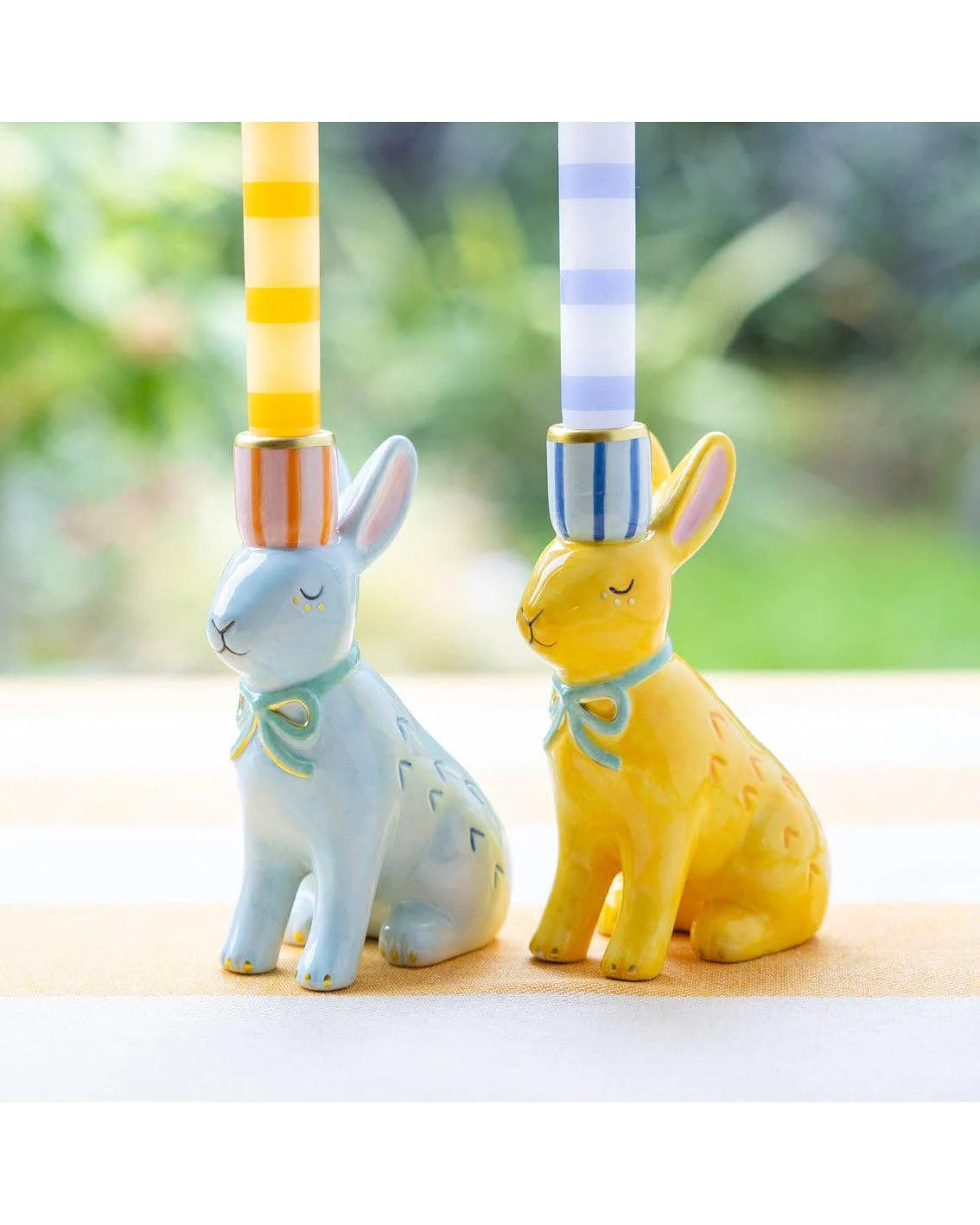 Ceramic Bunny Candle Holder - Image 2