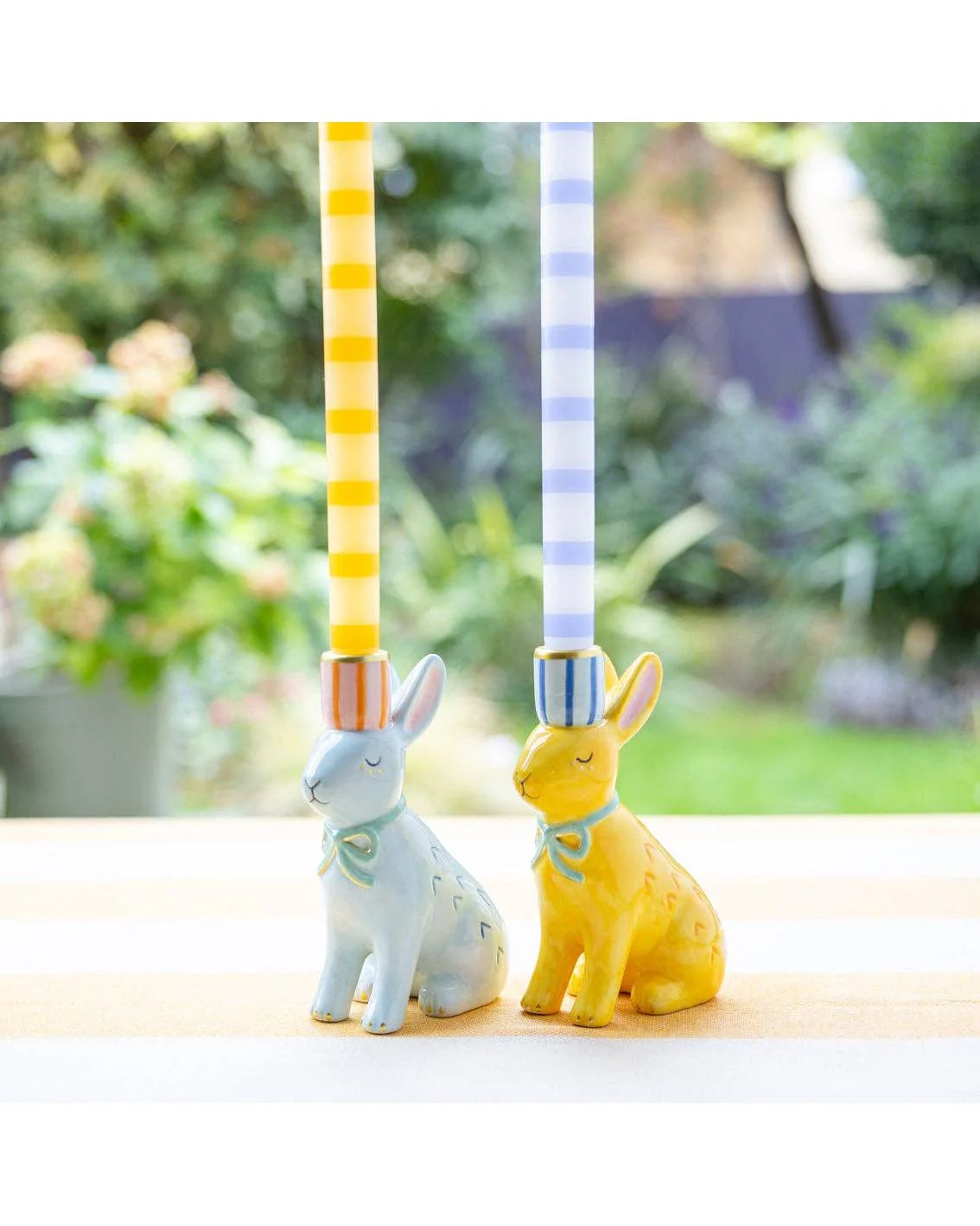 Ceramic Bunny Candle Holder - Image 3