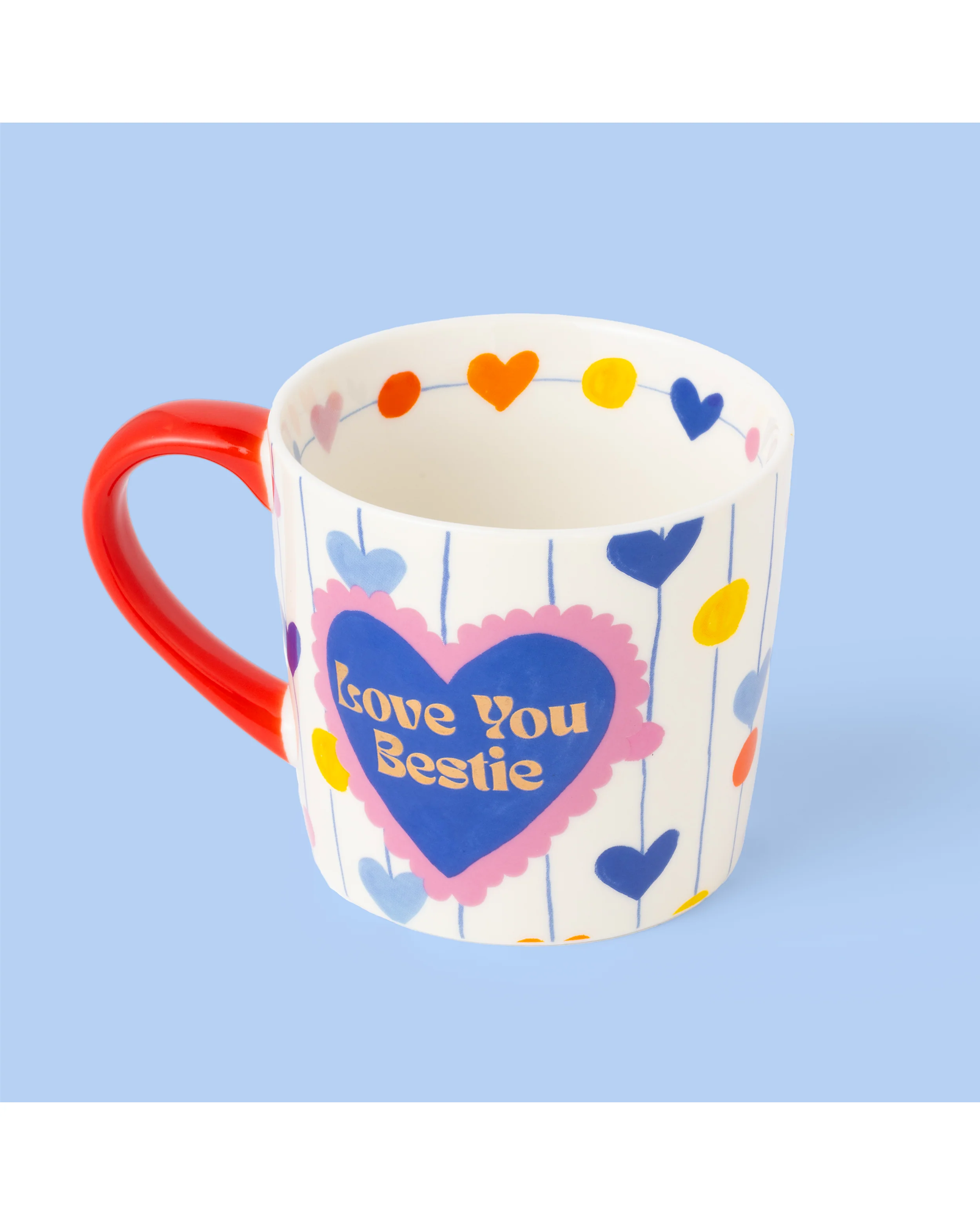 Heart Strings Love You Bestie Mug - Image 2