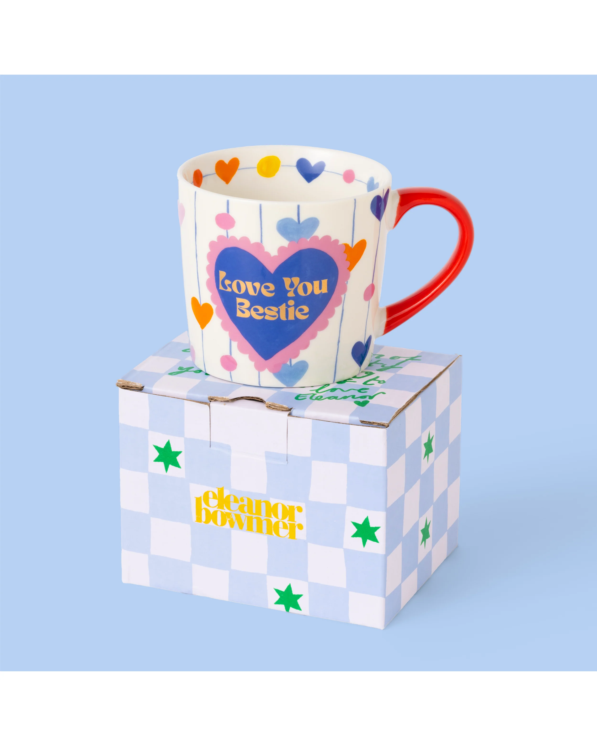 Heart Strings Love You Bestie Mug - Image 3