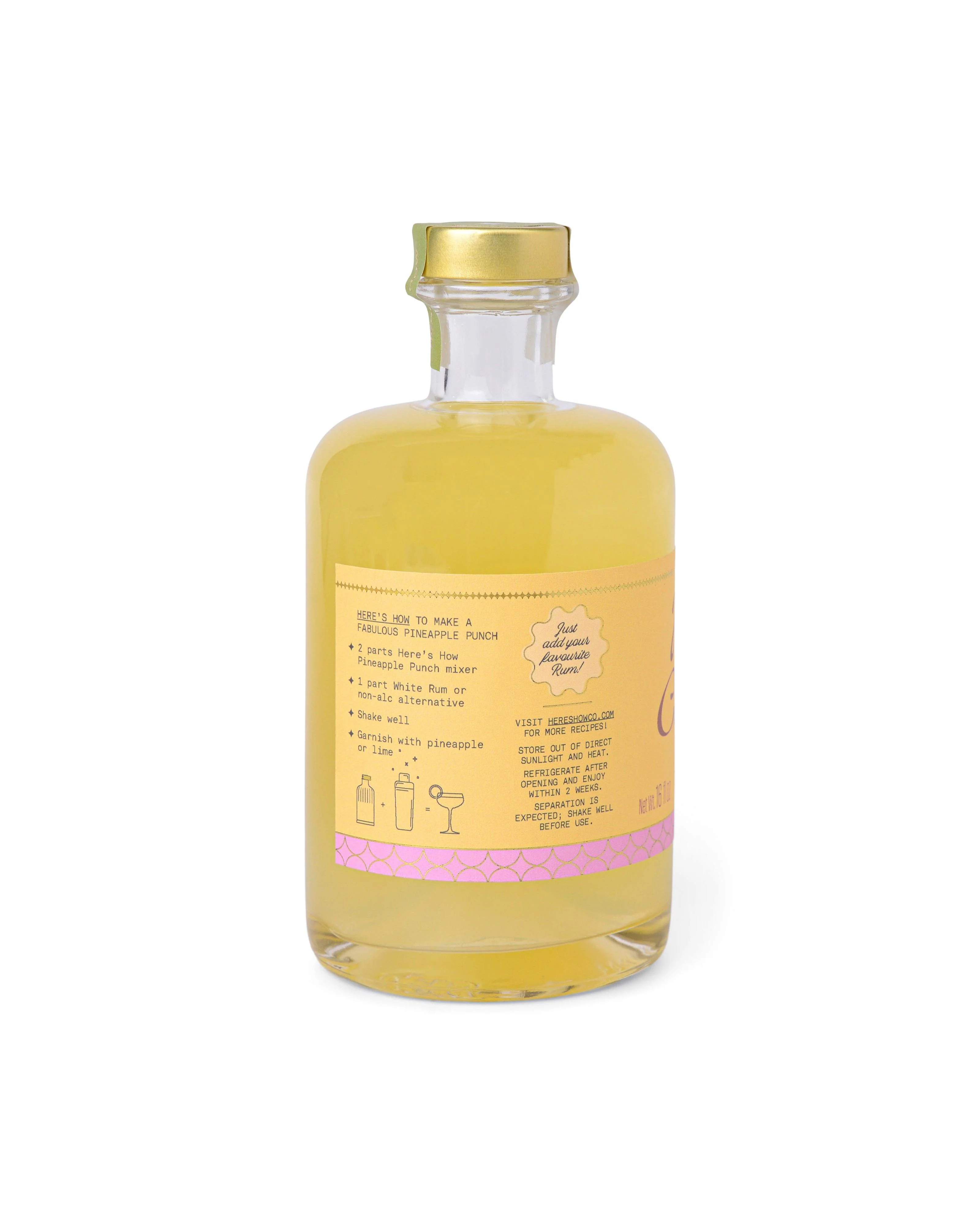 Here's How Pina Colada Cocktail Mixer 500ml - Image 5