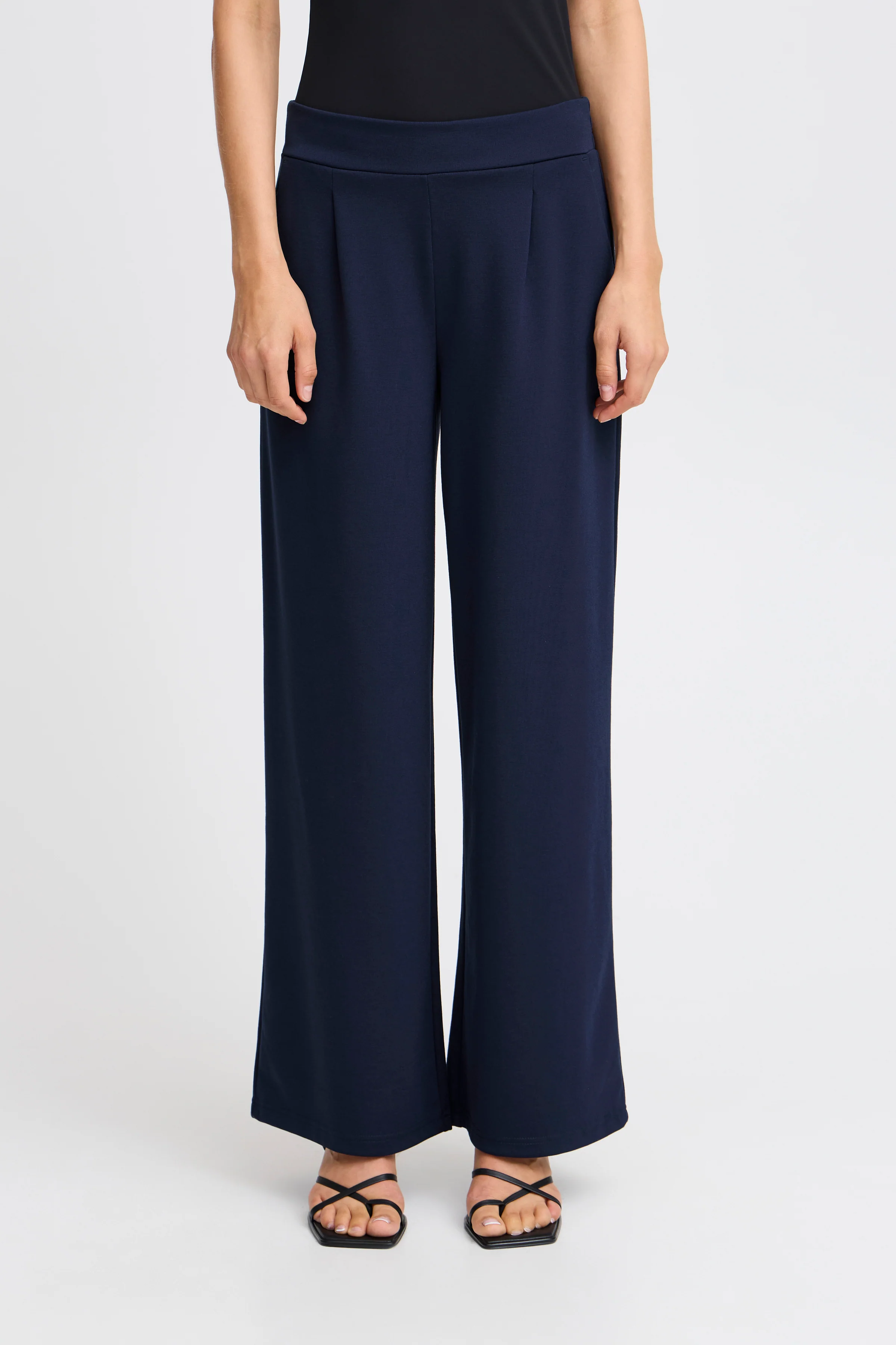 Kate Sus Long Wide Trousers - Maritime Blue - Image 4
