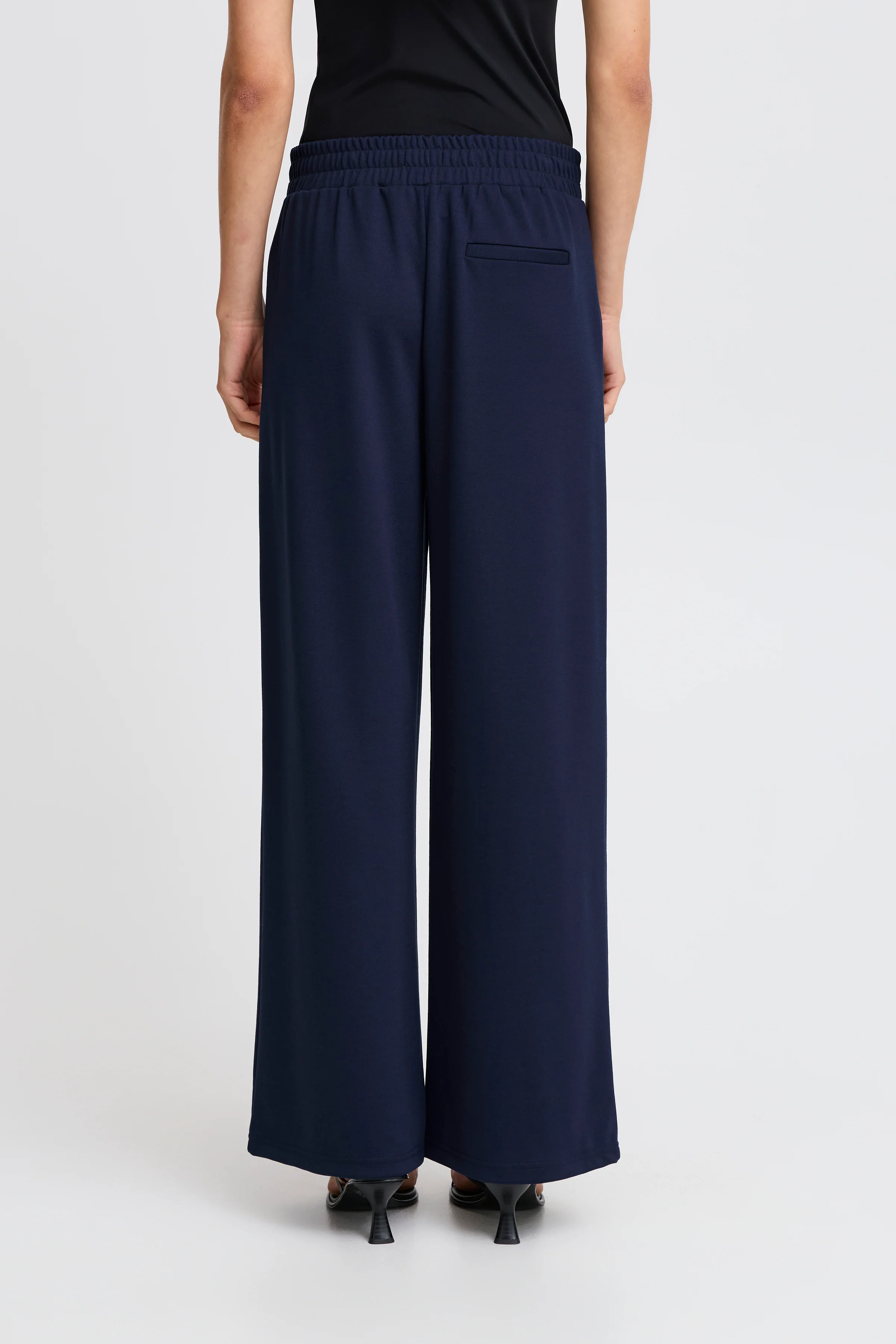 Kate Sus Long Wide Trousers - Maritime Blue - Image 5