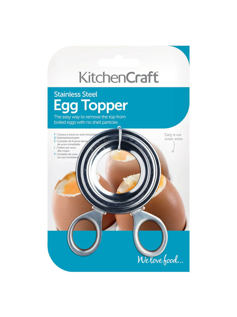 Stainless steel egg topper - Image 2