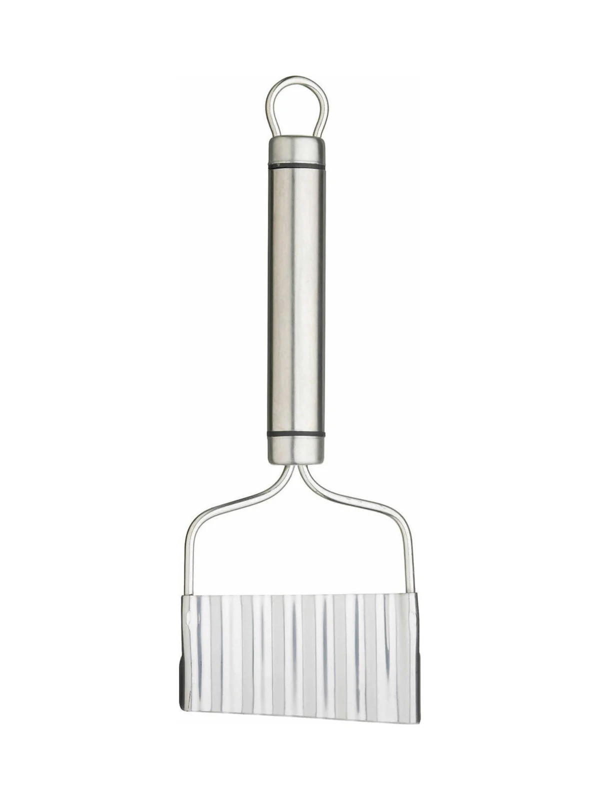 Oval Handled Professional Stainless Steel Crinkle Chip Cutter