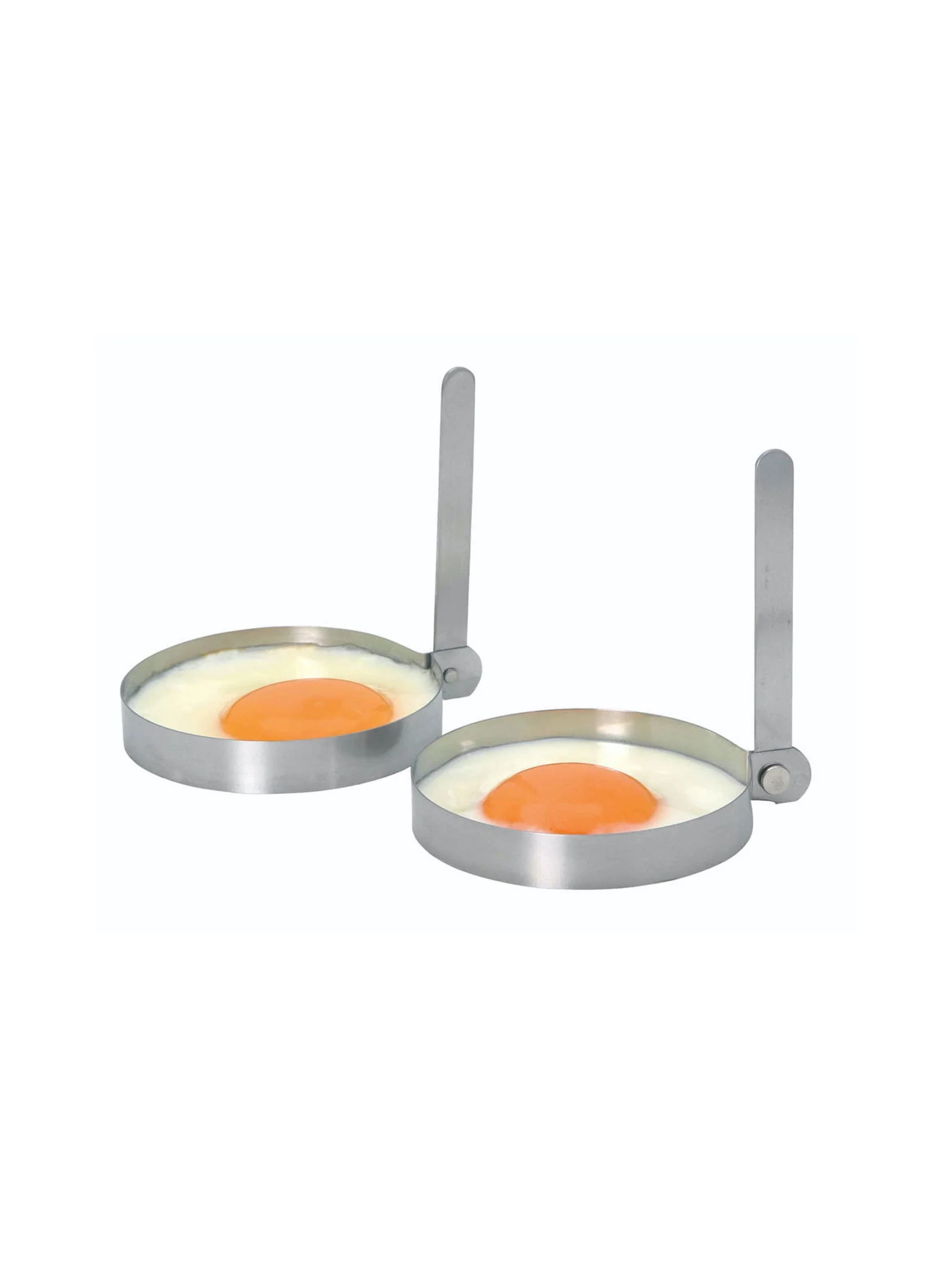 Set of 2 Stainless Steel Egg Rings