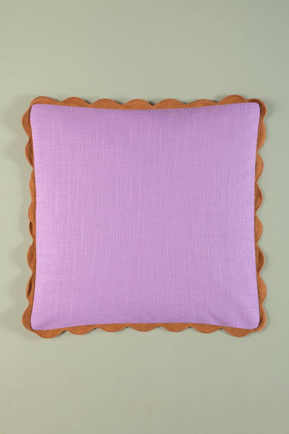 Lavender Block Colour Cotton Cushion