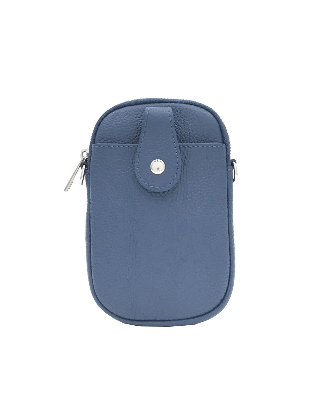Leather Front Pocket Crossbody Bag Various Colours - Image 3