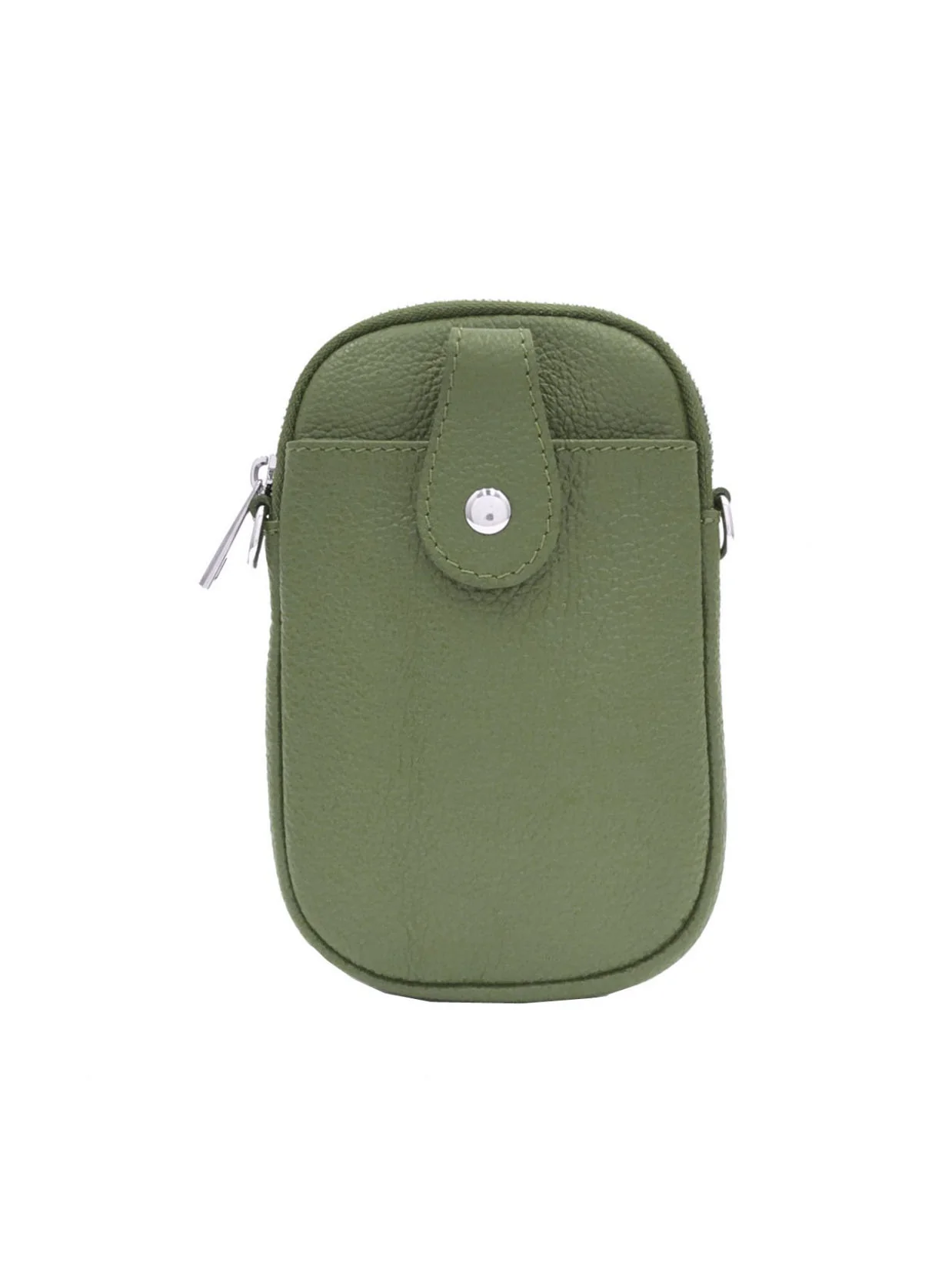 Leather Front Pocket Crossbody Bag Various Colours - Image 5