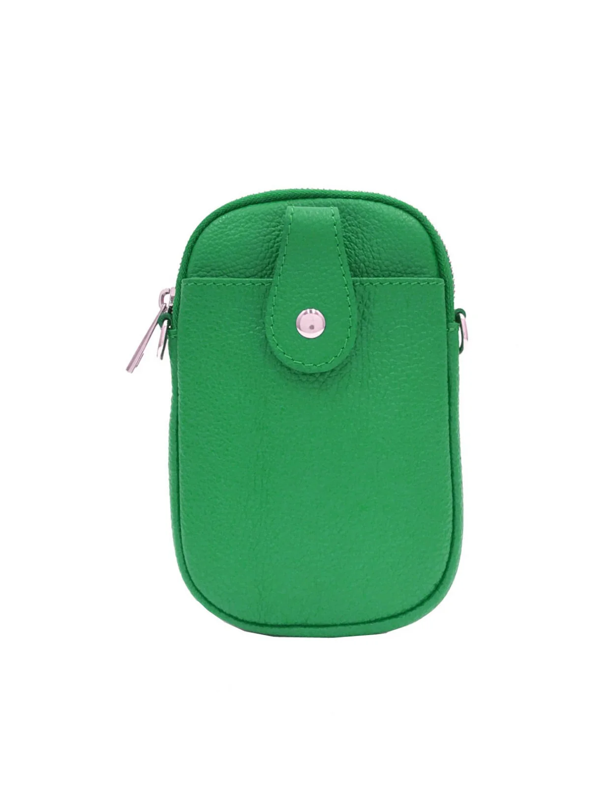 Leather Front Pocket Crossbody Bag Various Colours - Image 8