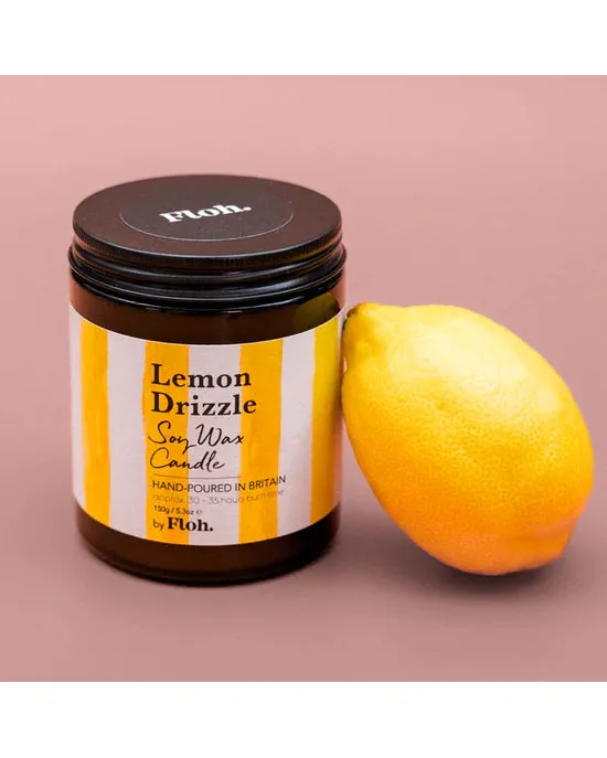 Lemon Drizzle Apothecary Candle - Image 2
