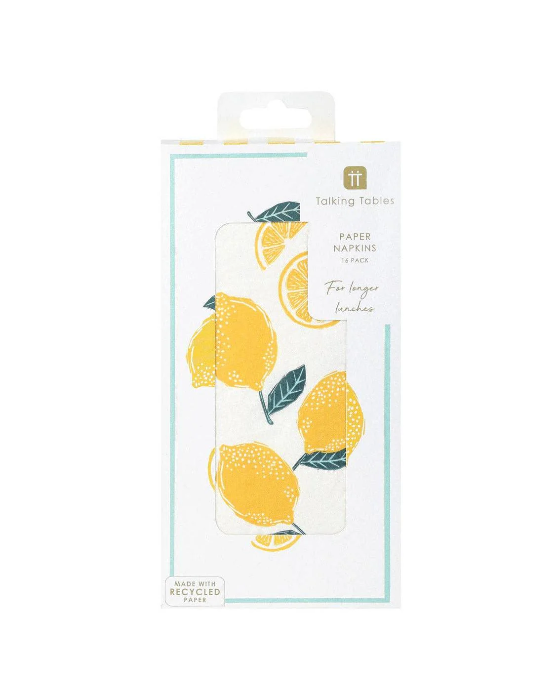 Lemon Long Lunch Paper Napkins
