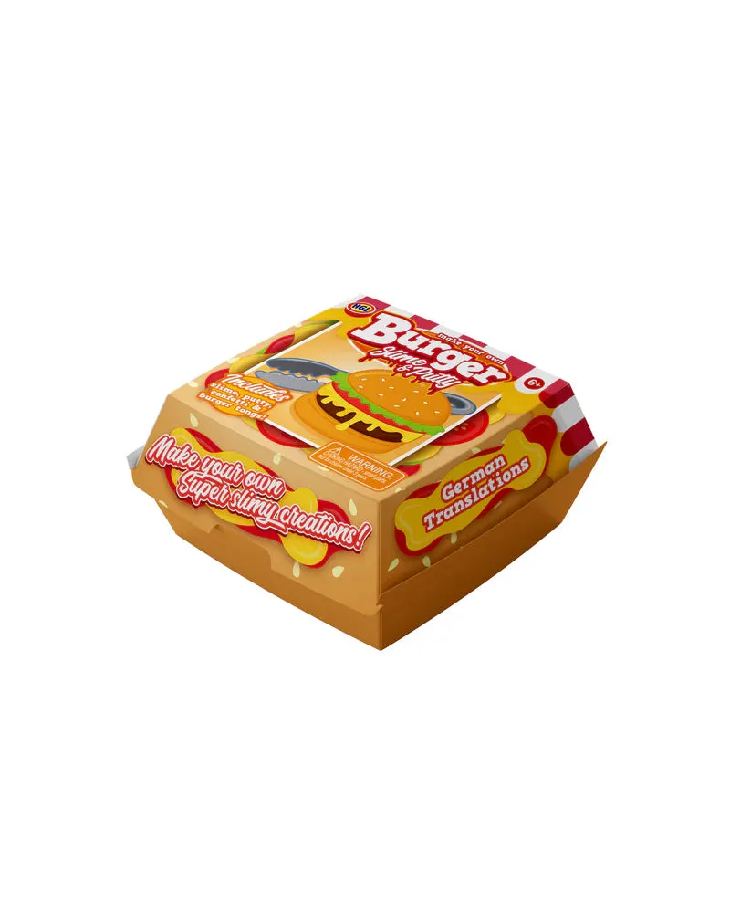 Make Your Own Burger Slime and Putty